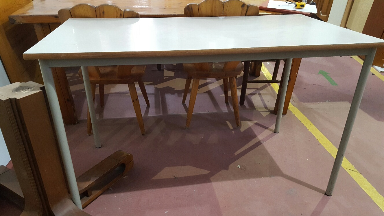 Catanzaro tavolo bianco rettangolare allungabile (lung. cm 120 x ...