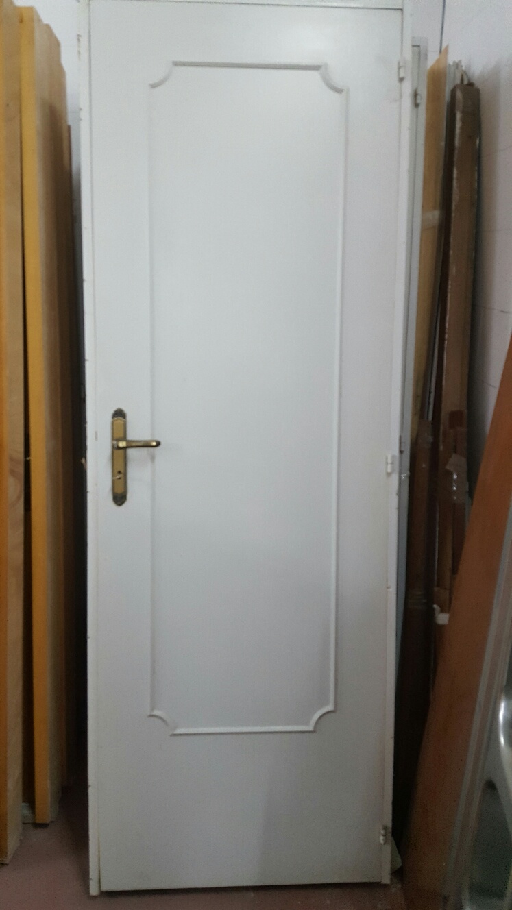 Catanzaro porta da interno colore noce completa di maniglia telaio ... Maniglie 3 cm