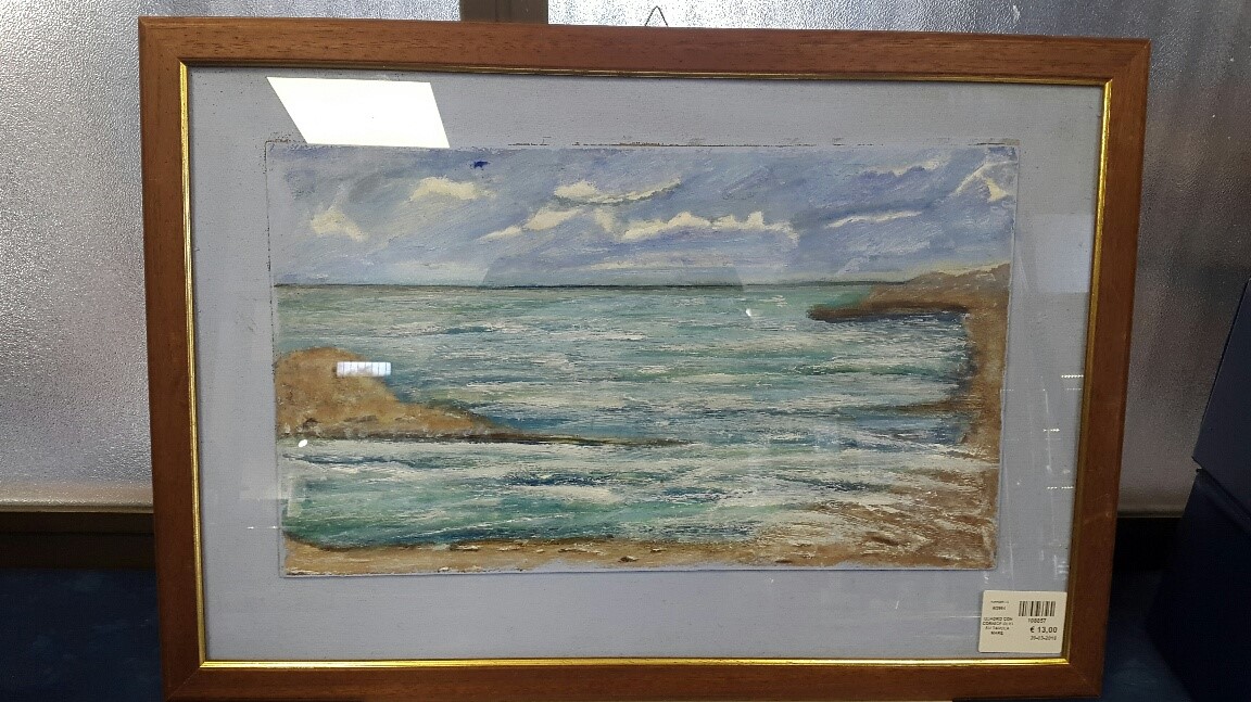 Catanzaro QUADRO CON CORNICE OLIO SU TAVOLA MARE mercatino dell ... Catanzaro QUADRO CON CORNICE OLIO SU TAVOLA MARE mercatino dell ...