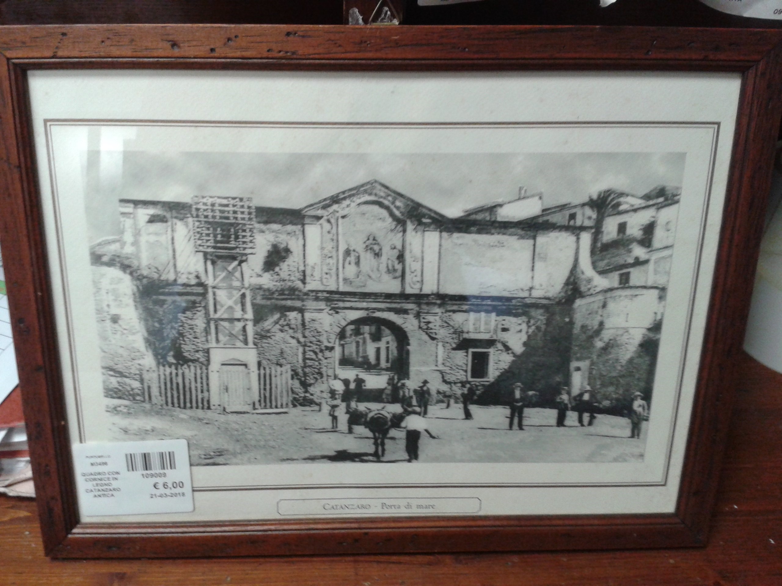Catanzaro QUADRO CON CORNICE IN LEGNO CATANZARO ANTICA mercatino ... Catanzaro QUADRO CON CORNICE IN LEGNO CATANZARO ANTICA mercatino ...