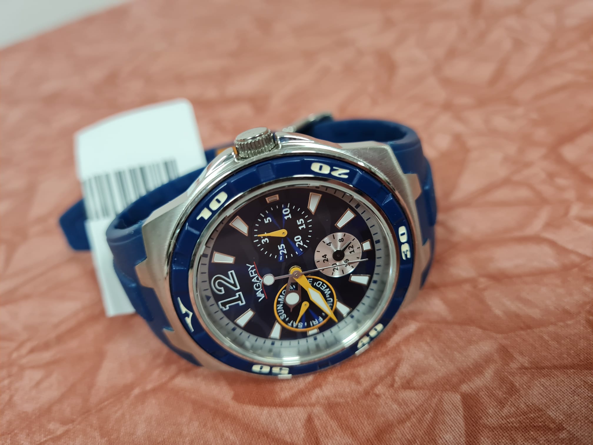 Catanzaro OROLOGIO UOMO CON QUADRANTE BLU VAGARY mercatino dell'usato  Portobello