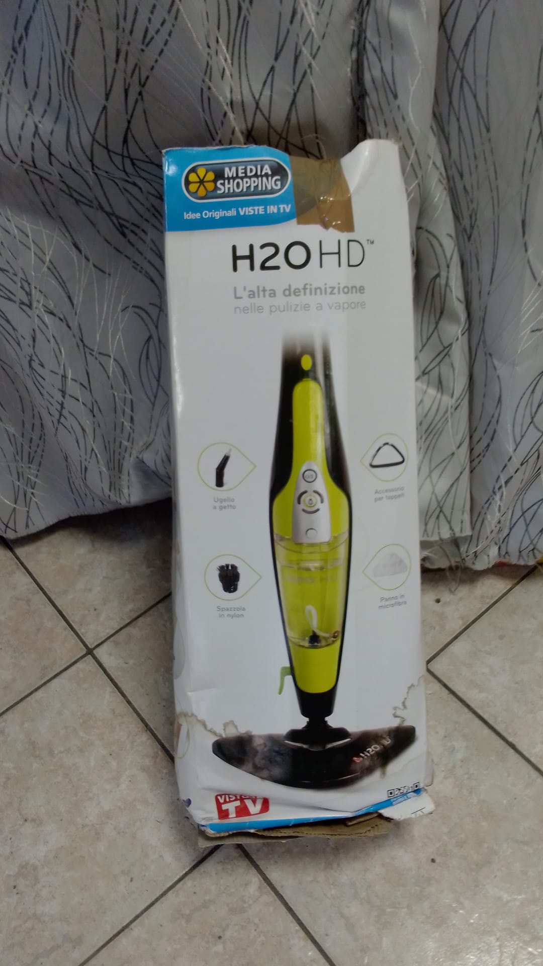 Catanzaro ROWENTA RY7535 PULITORE A VAPORE 1700 W SCOPA ELETTRICA CLEAN \u0026  STEAM mercatino dell'usato Portobello